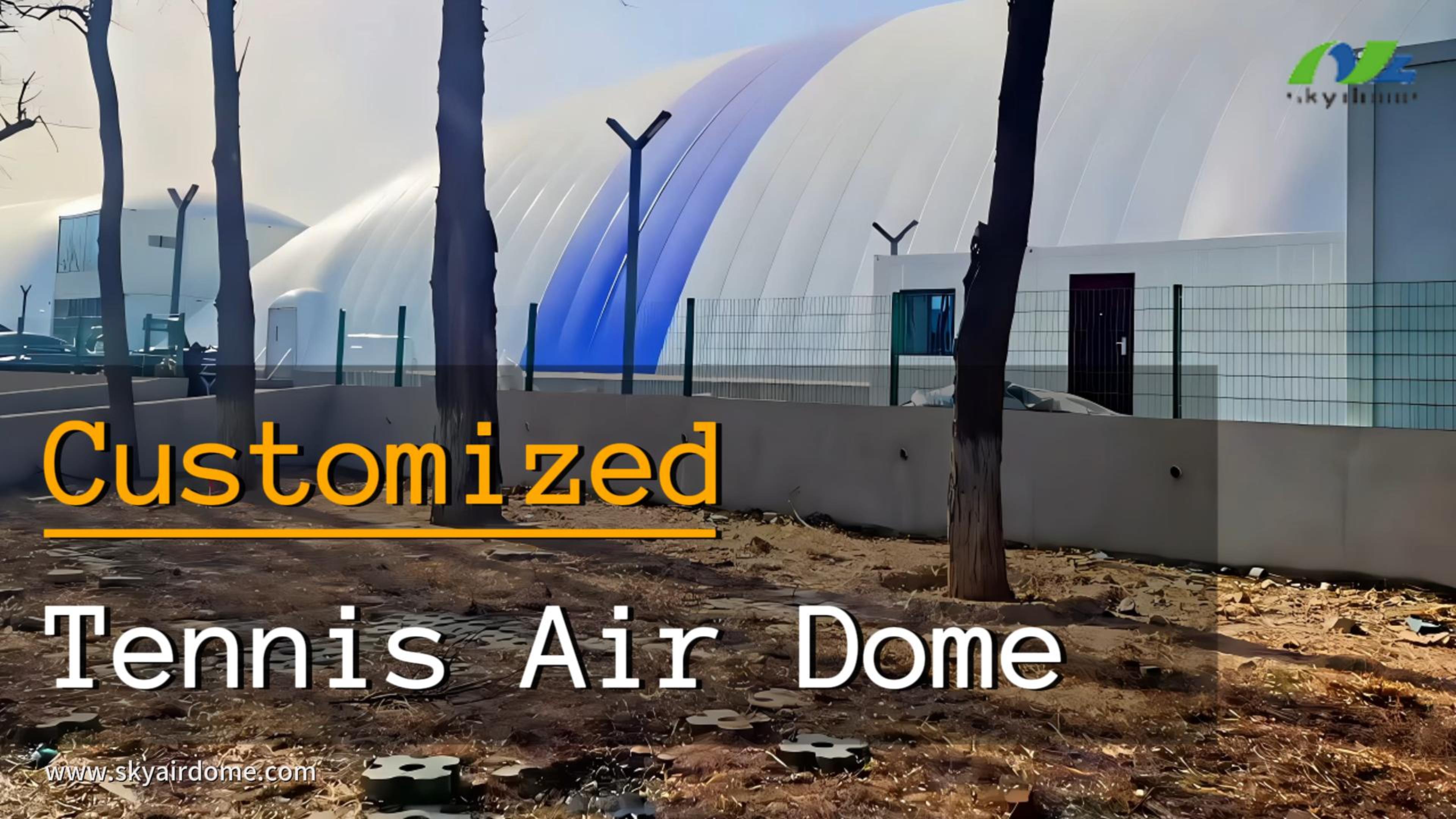 Pasgemaakte Tennis Air Dome