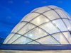 Paisaje de membrana de acero estructural ETFE con buena transmitancia