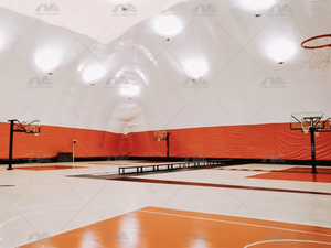 D&ocirc;me d'air de basket-ball de structure de membrane gonflable enduit de PVC