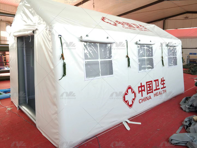 High Quality Red Cross Inflatable Tentorium Medical