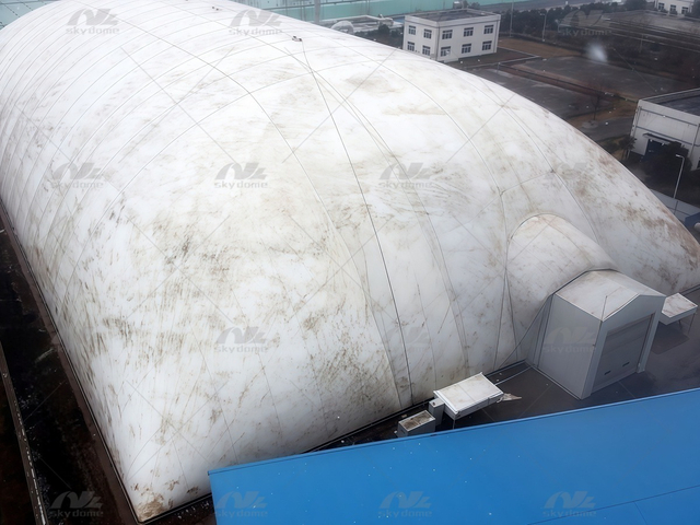  Innovasie Lugdigte PVDF-membraan-opblaaskoepel vir afvalwaterbestuur 