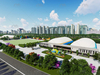 Inflatable Membrane Air Dome Sports Park 