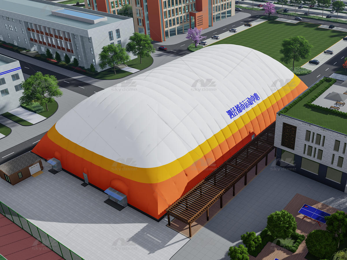 Kubah Udara untuk Stadion Bola Basket Besar