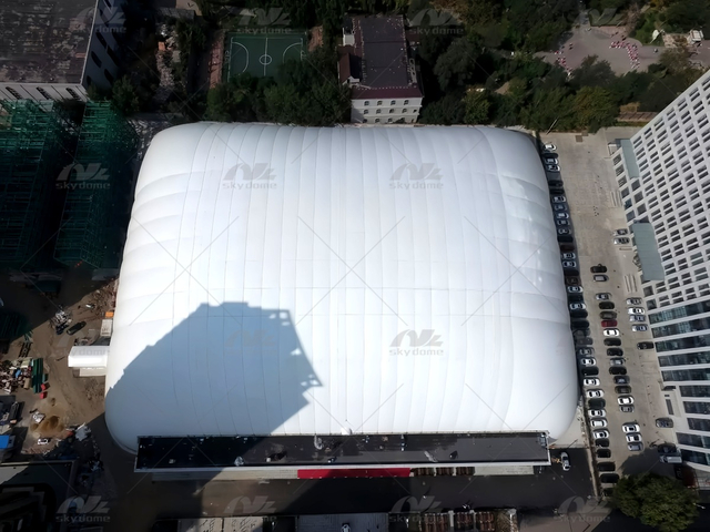 ទំហំដ៏ធំនៃ Membrane Air Dome សម្រាប់បាល់ទាត់