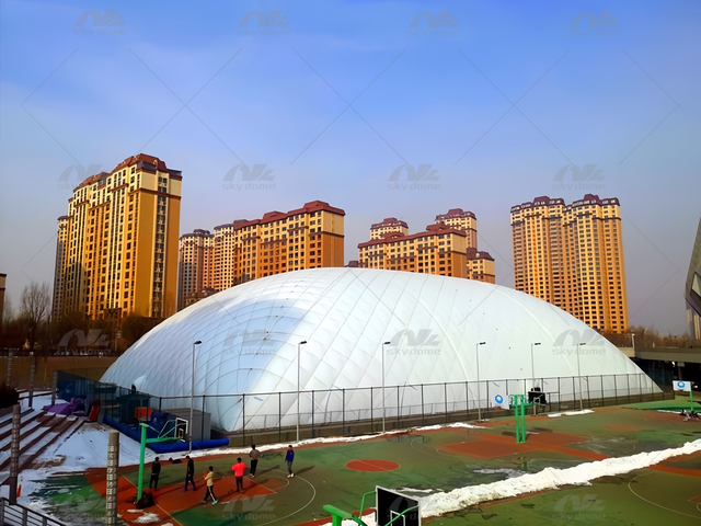 Inflatable Air PVDF Membrane Structure para sa Sports Center