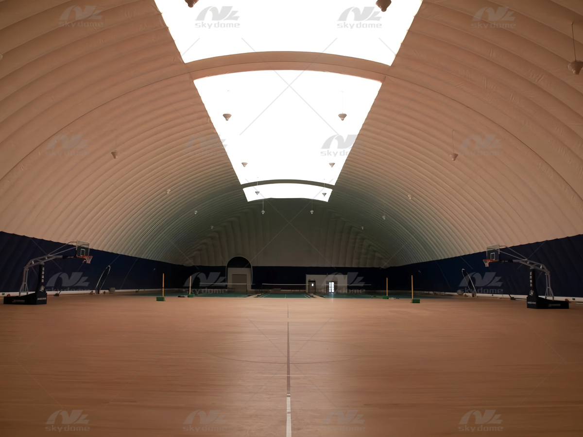PVDF Dual Inflatable Air Inayoungwa mkono Nyumba za Michezo za Kimuundo